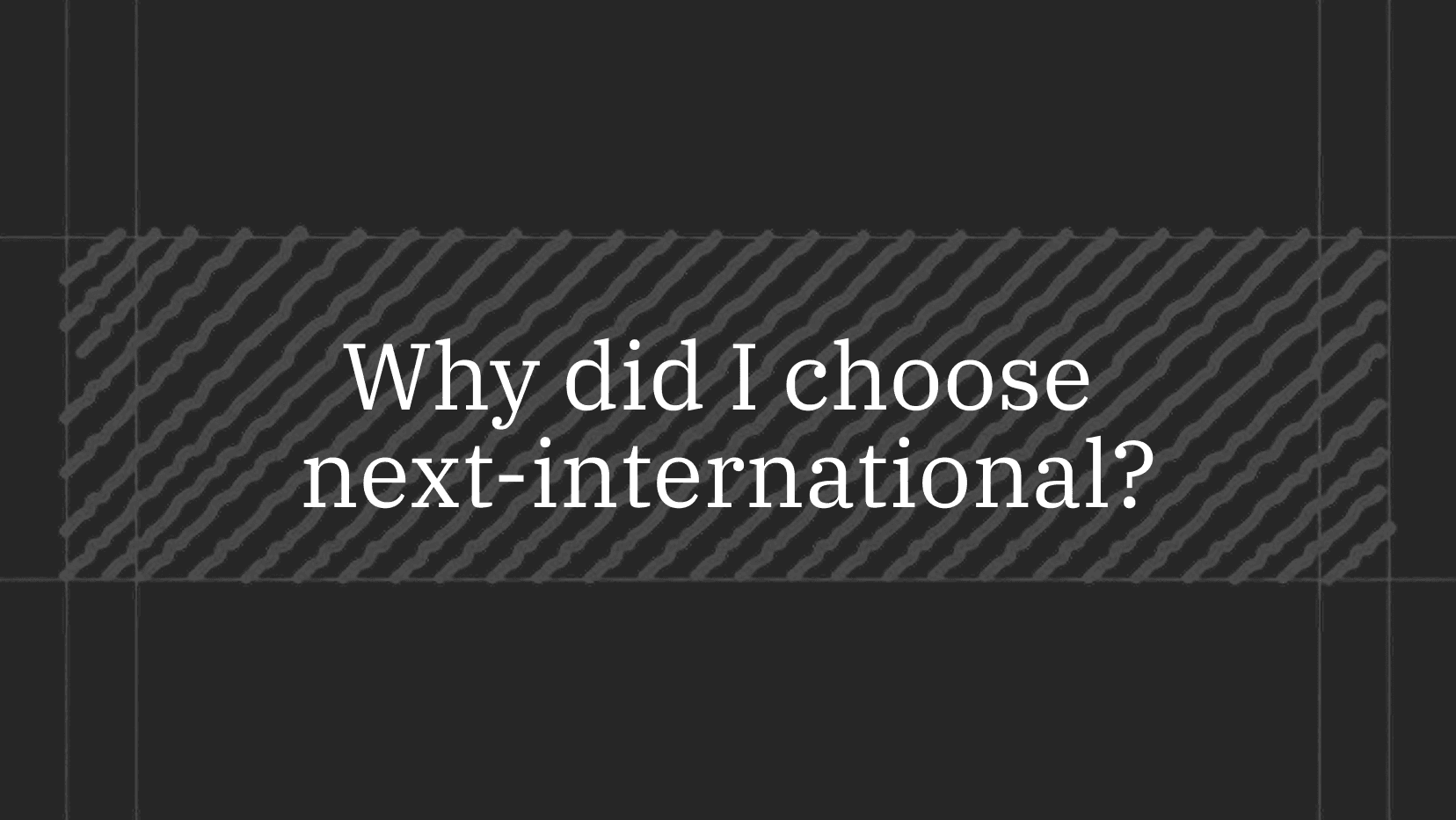 Blog title